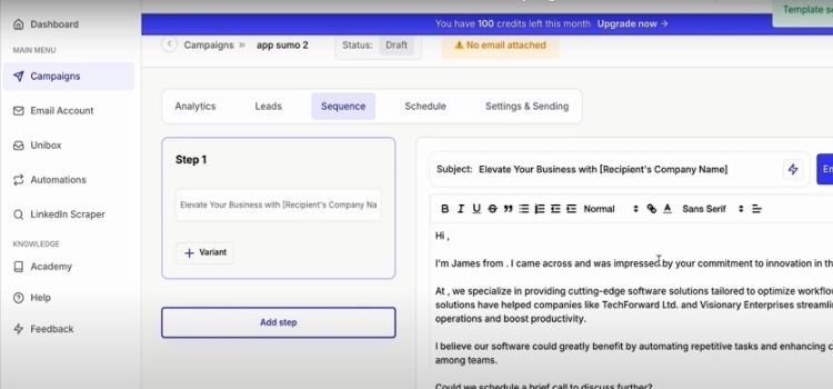 Mailead Features Vs Competitors 