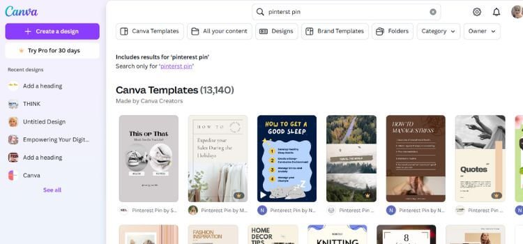 Canva vs Pin Generator 