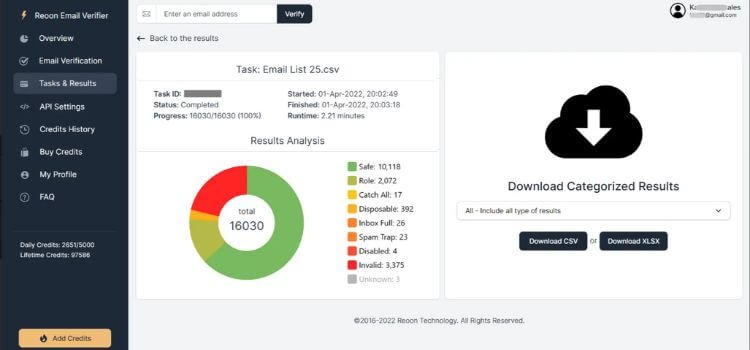 Reoon Email Verifier Lifetime Deal
