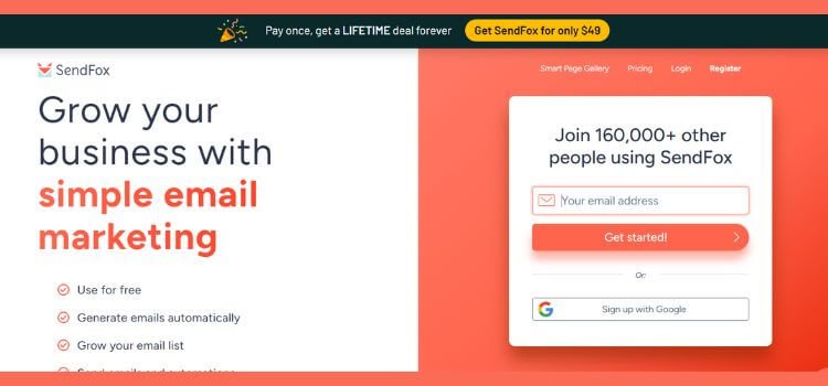 SendFox Lifetime Deal 