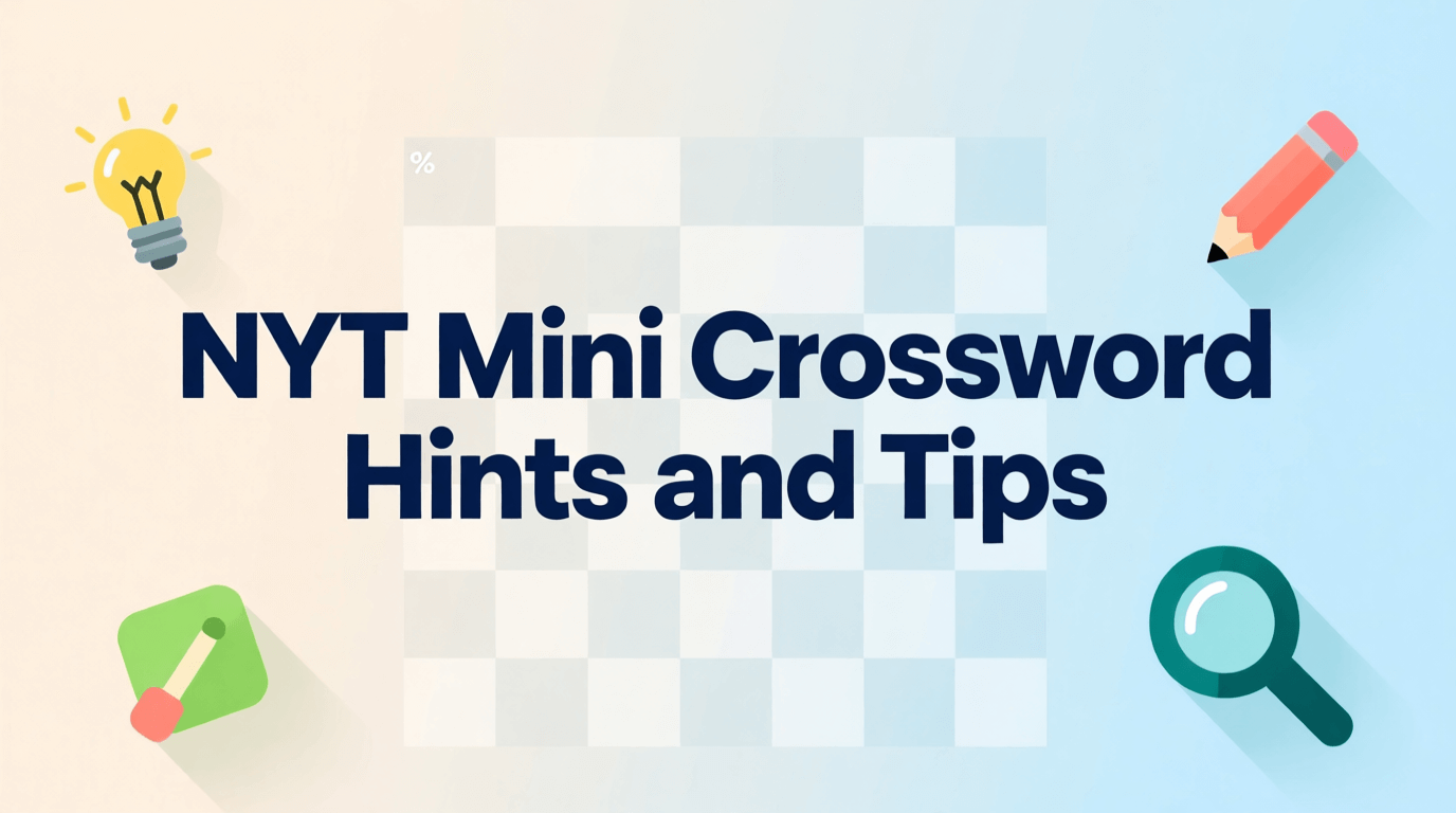 Nyt Mini Crossword Hints And Tips
