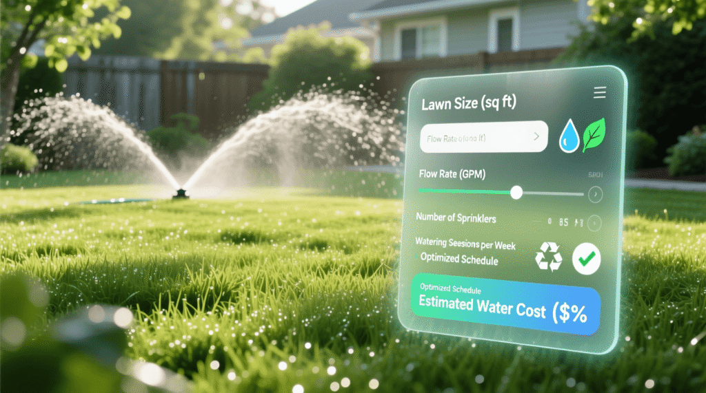 Lawn Watering Cost Estimator